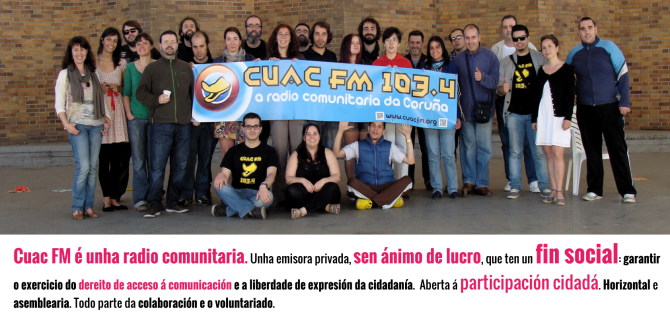 presentación cuac fm en Ourense